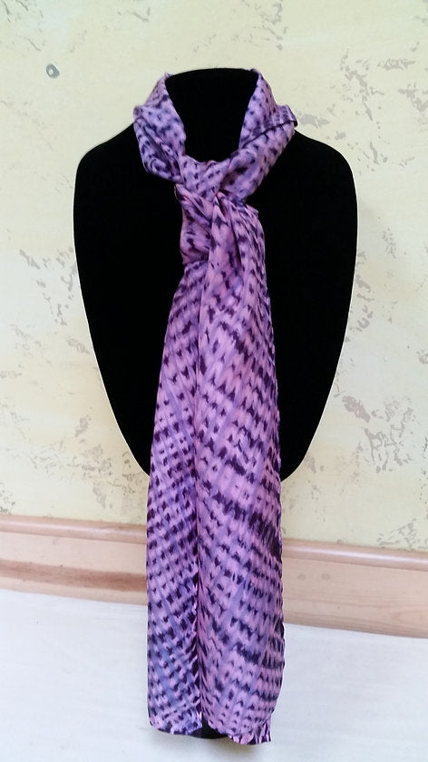 Plum Pink Feather Scarf