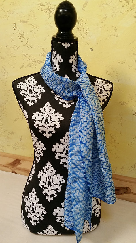 Royal Crossed Diamonds Scarf