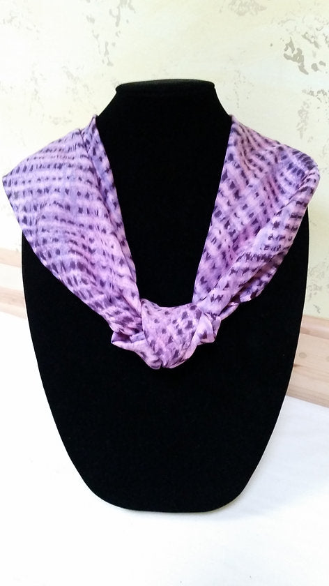 Plum Pink Feather Scarf